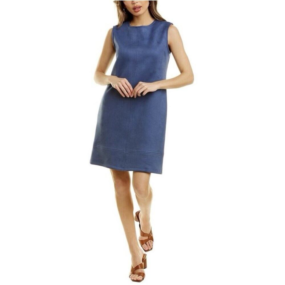 Jude Connally Blue Bianca Sleeveless Dress Small NWT